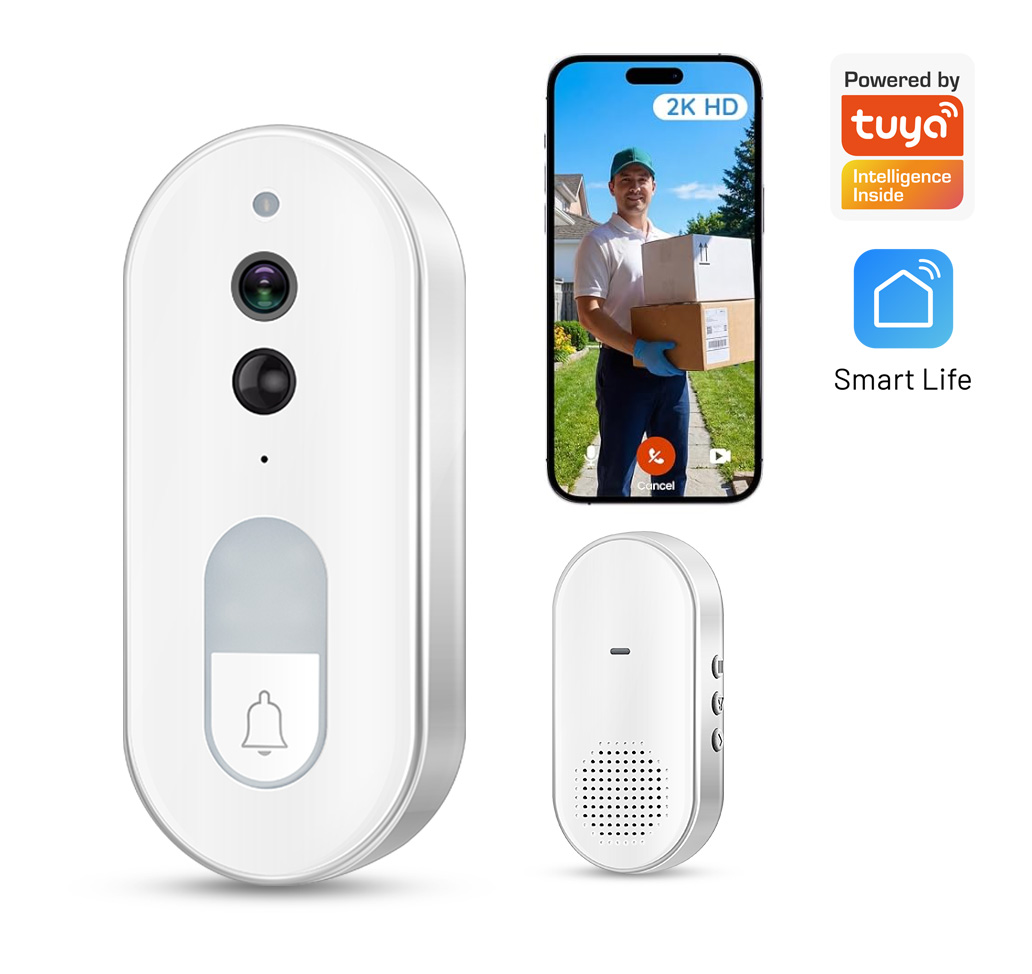 Smart Home Battery Camera - Inteligentny wideodomofon Tuya, bezprzewodowy, kamera zewnętrzna