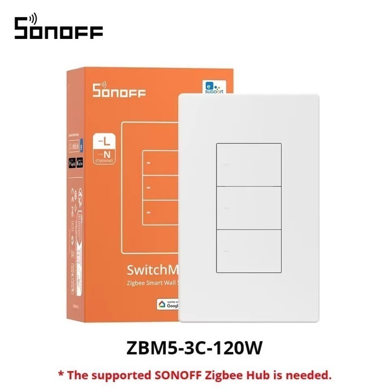 Smart Home Zigbee - Inteligentny przełącznik ścienny Zigbee M5 Matter
