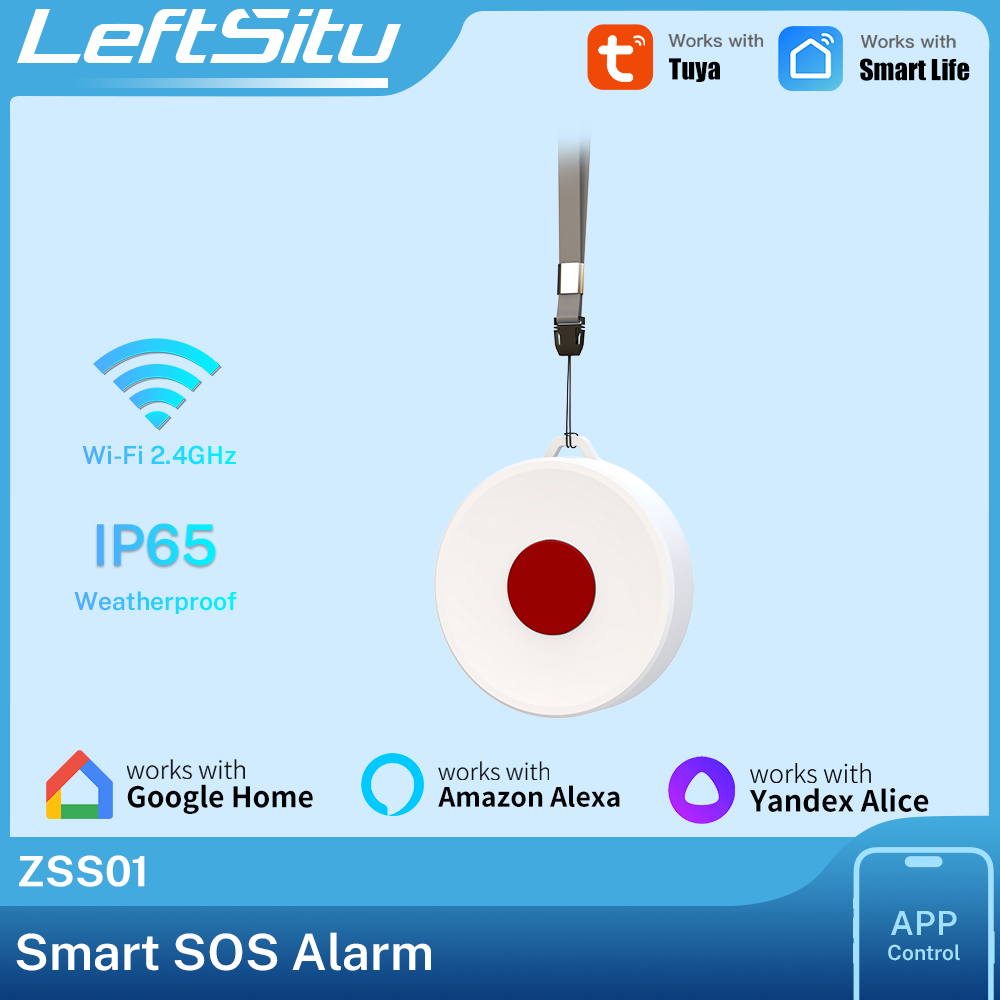 Smart Home Zigbee - Inteligentny przycisk Tuya ZigBee IP65, bezprzewodowy