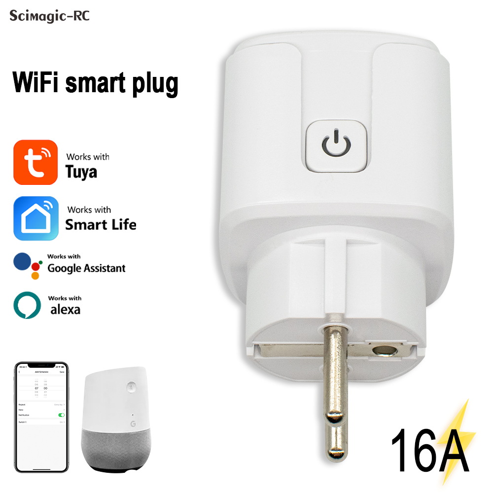 Smart Home Monitor - Inteligentne gniazdko WiFi Tuya 16A z