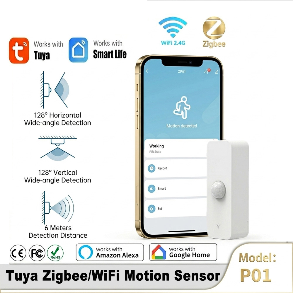 Smart Home Web - Inteligentny czujnik ruchu PIR WiFi Zigbee,