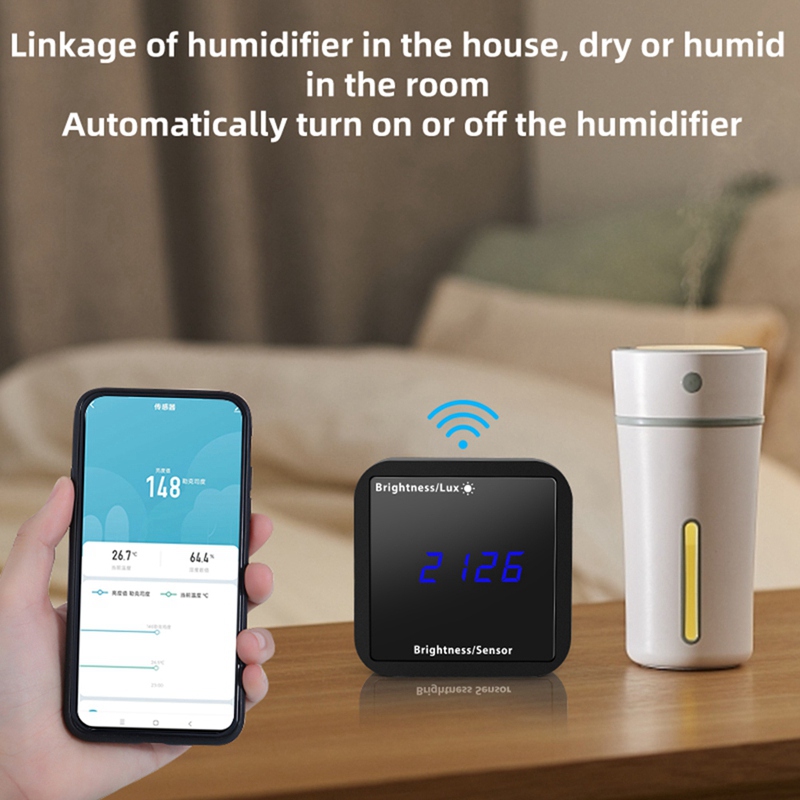 Smart Home Zigbee - Czujnik światła Tuya ZigBee z detekcją