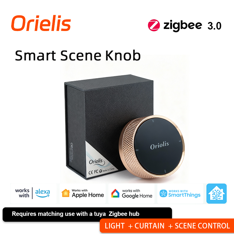Smart Home Zigbee - ORIELIS Tuya Zigbee Inteligentny Pokrętło Sterujące
