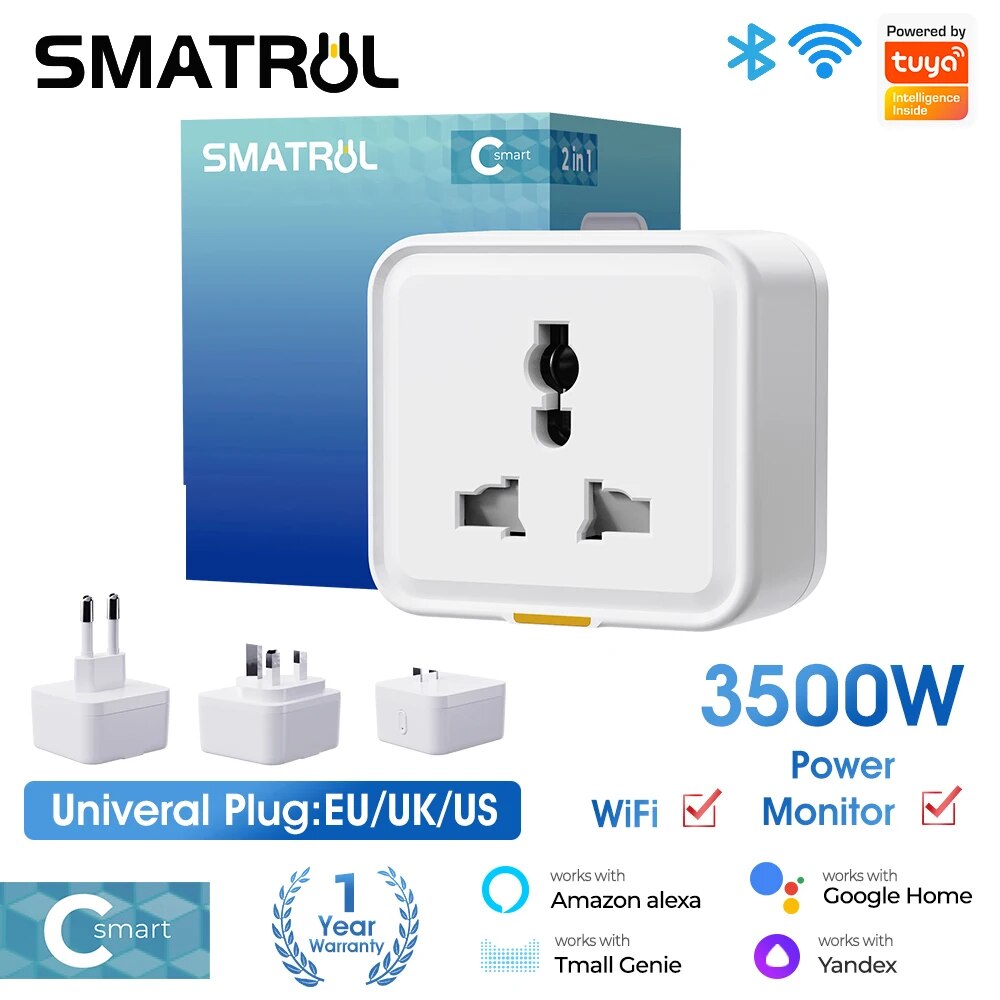 Smart Home Or Smart Home - Tuya Smart Home Bezprzewodowe gniazdo WIFI