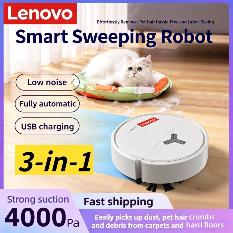 Vacuum Cleaner Smart Home - Lenovo 3-w-1 Inteligentny Robot Odkurzający Aspirateur
