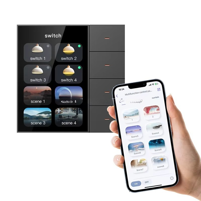 Smart Home Sistem - Inteligentny przełącznik F3 Pro z 3,5-calowym