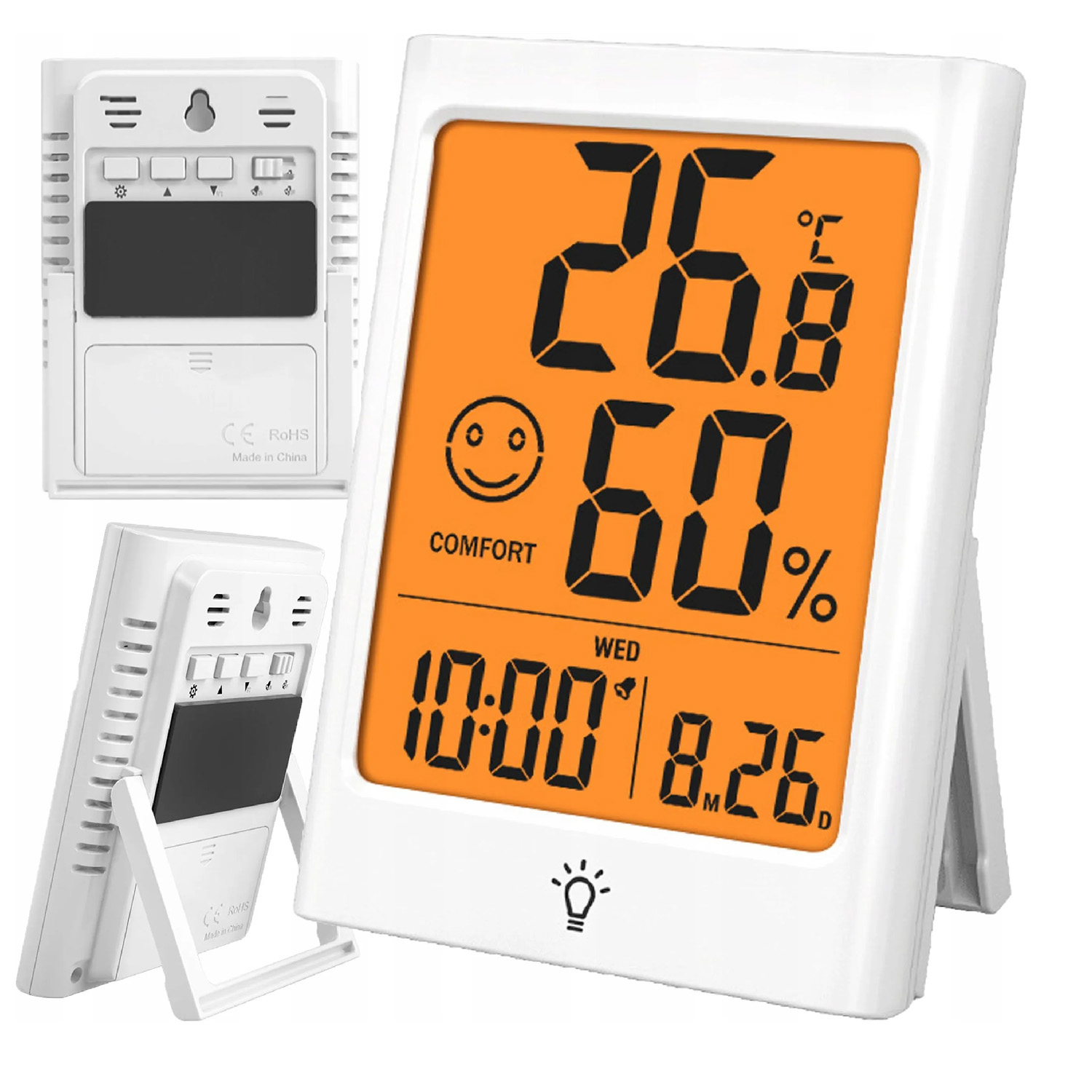 Smart Home Monitor - Cyfrowy termometr i higrometr Timloon, inteligentny