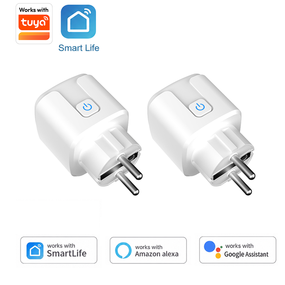 Smart Home Or Smart Home - Inteligentna wtyczka Tuya EU obsługuje Wi-Fi,