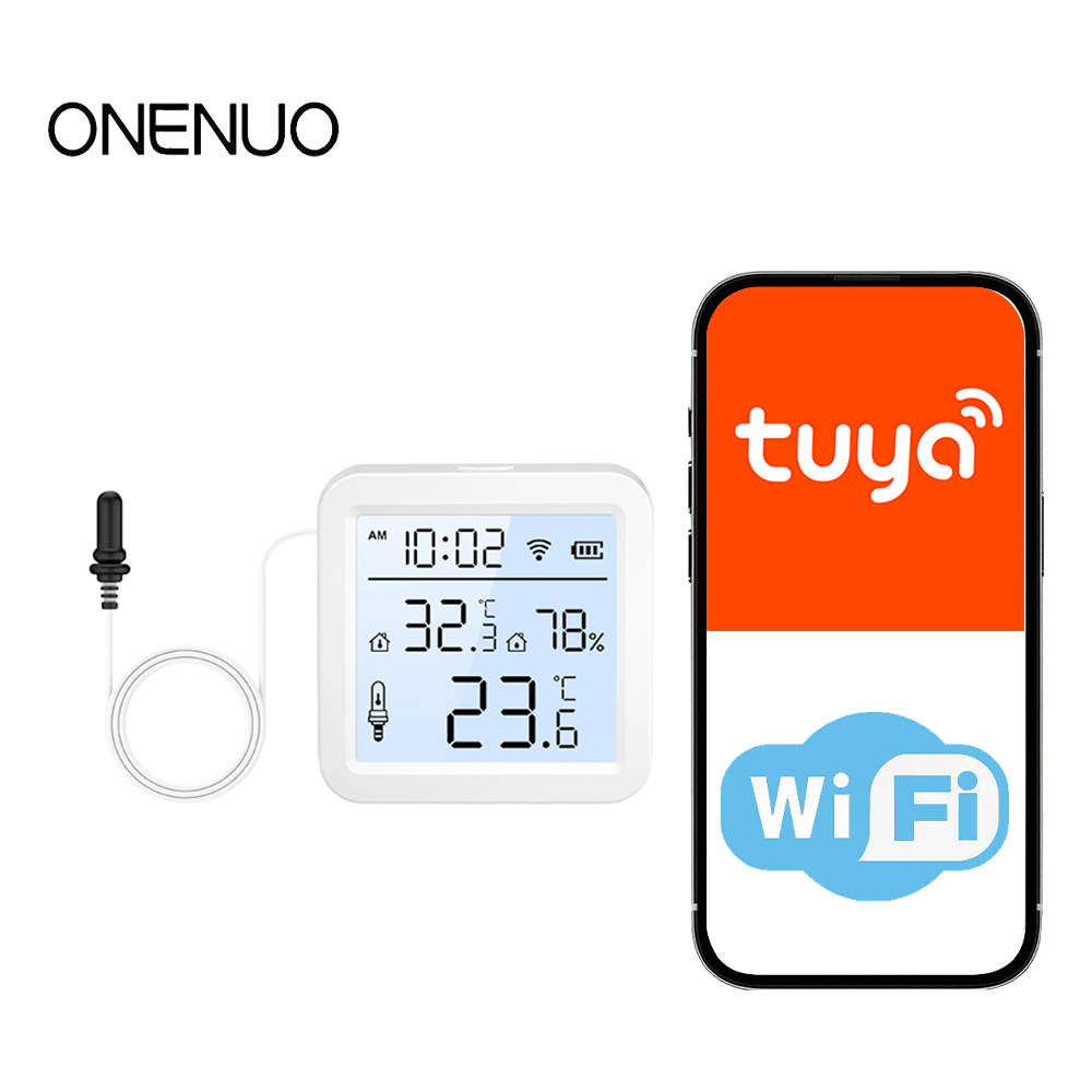 Smart Home Web - Czujnik temperatury i wilgotności WiFi ze