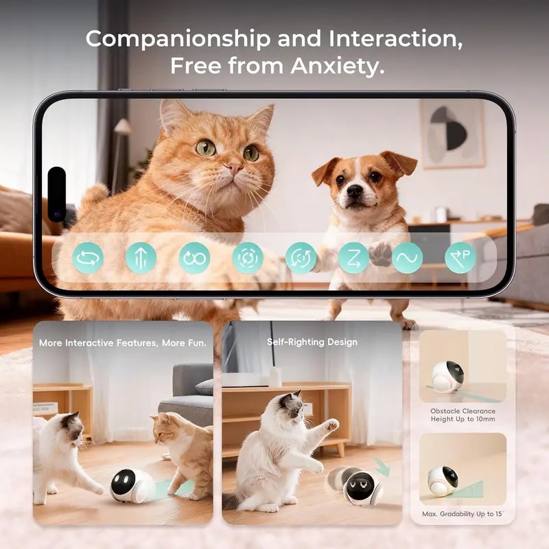Przenośny wewnętrzny robot-kam – Smart Home Monitor recenzja i cena