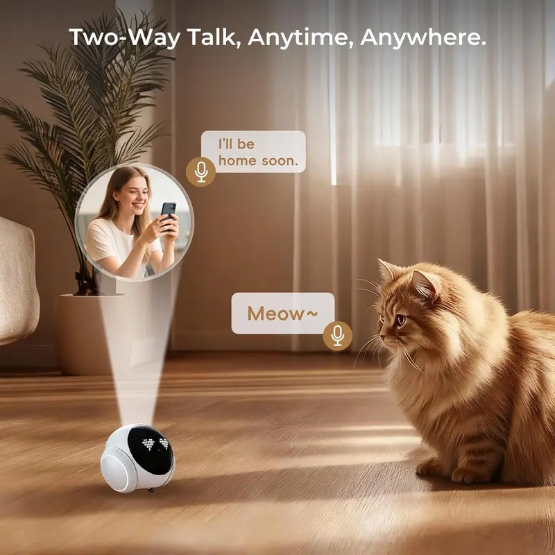 Przenośny wewnętrzny robot-kam – Smart Home Monitor recenzja i cena