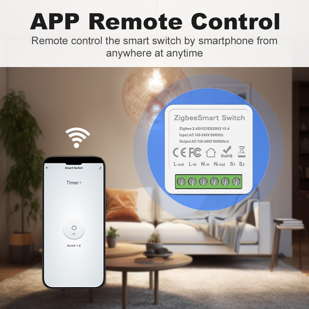 Moduł przełącznika Manhot ZigB – Smart Home Zigbee recenzja i cena