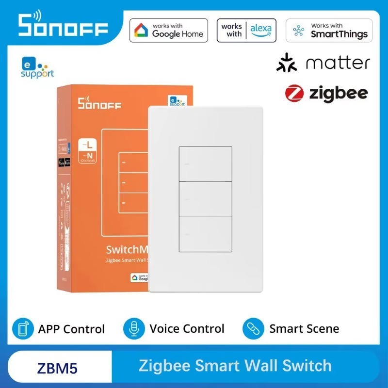 Inteligentny przełącznik ścien – Smart Home Zigbee recenzja i cena