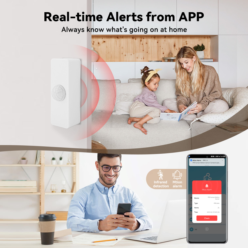 Czujnik ruchu PIR Tuya Smart,  – Smart Home Monitor recenzja i cena