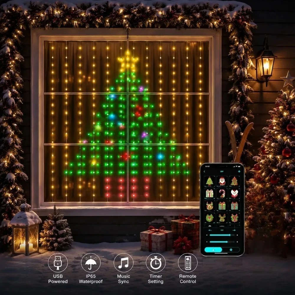 Świetlna Kurtyna LED Pixel z S – Smart Home In Us recenzja i cena