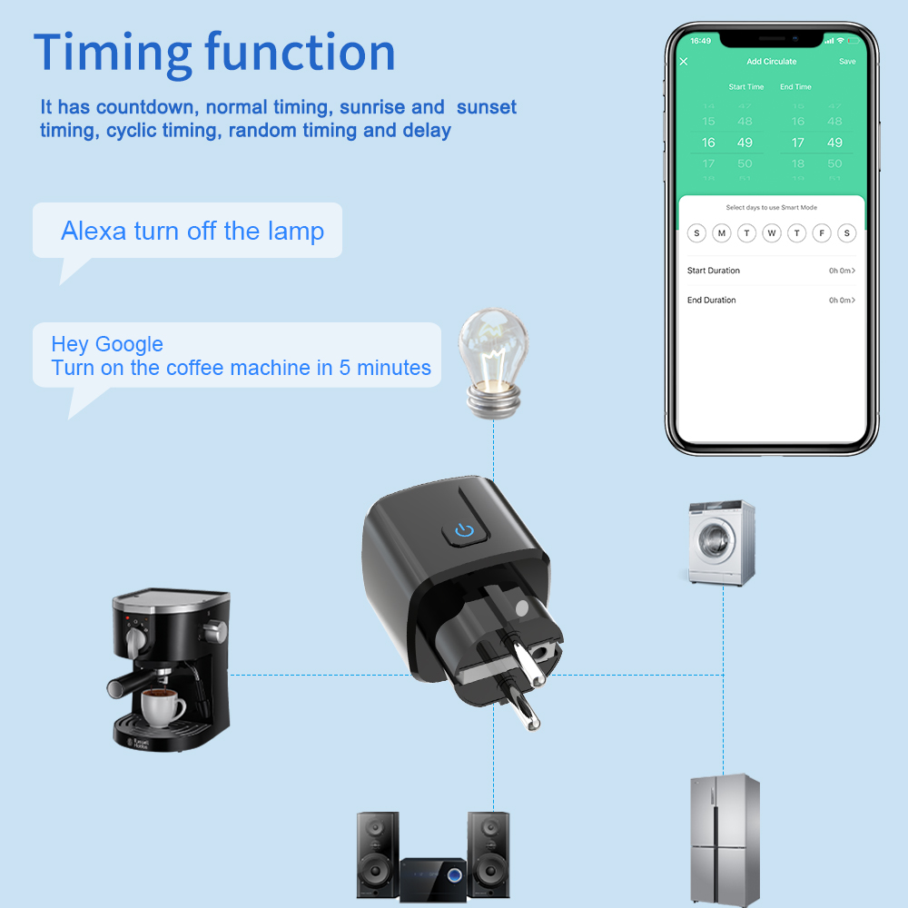 Inteligentne gniazdko WiFi Tuy – Smart Home Web recenzja i cena