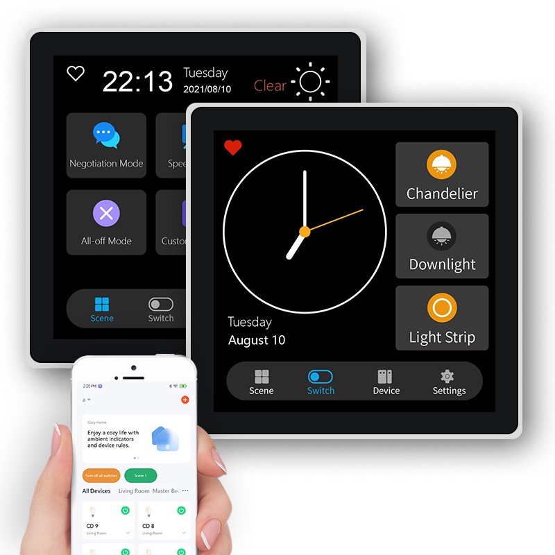FUERS 4-calowy ekran dotykowy  – Smart Home Monitor recenzja i cena
