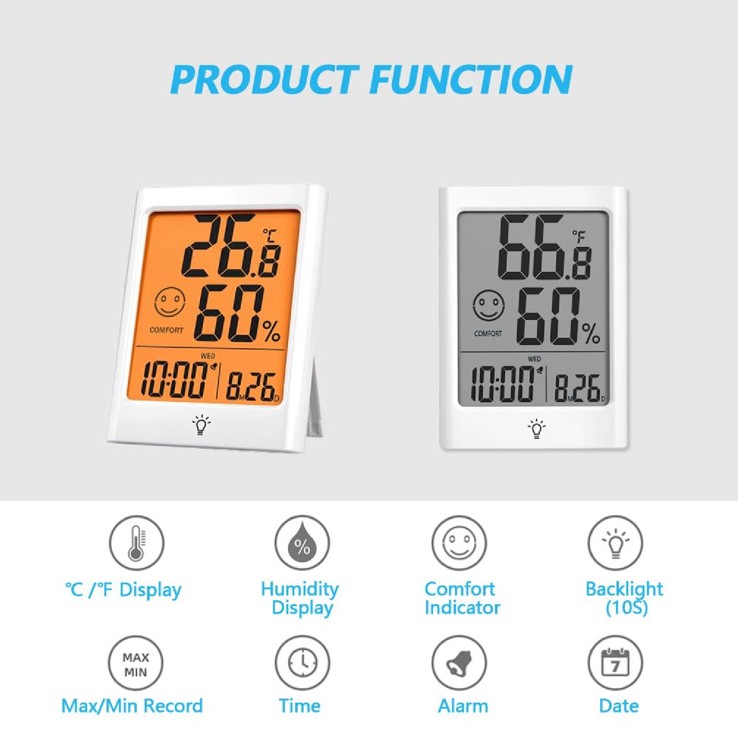 Cyfrowy termometr i higrometr  – Smart Home Monitor recenzja i cena