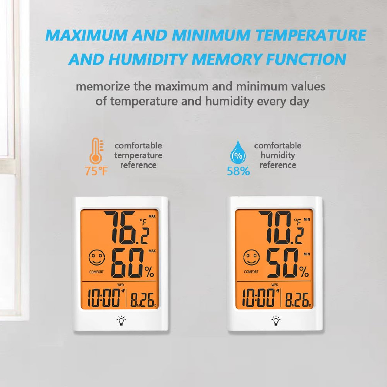Cyfrowy termometr i higrometr  – Smart Home Monitor recenzja i cena