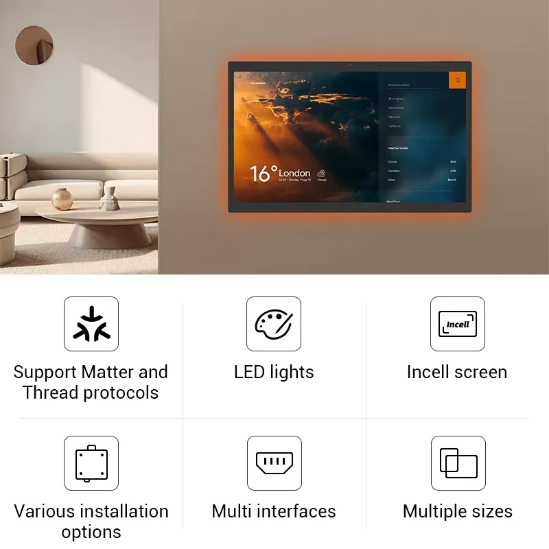 10.1 15.6 Calowy Ręczny Panel  – Smart Home In Us recenzja i cena