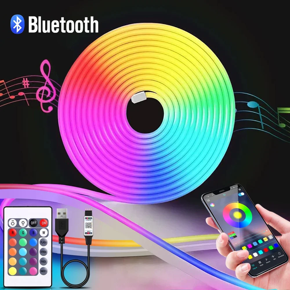 Taśma LED Neon RGB 1-5m, 5V US – Smart Home Room recenzja i cena