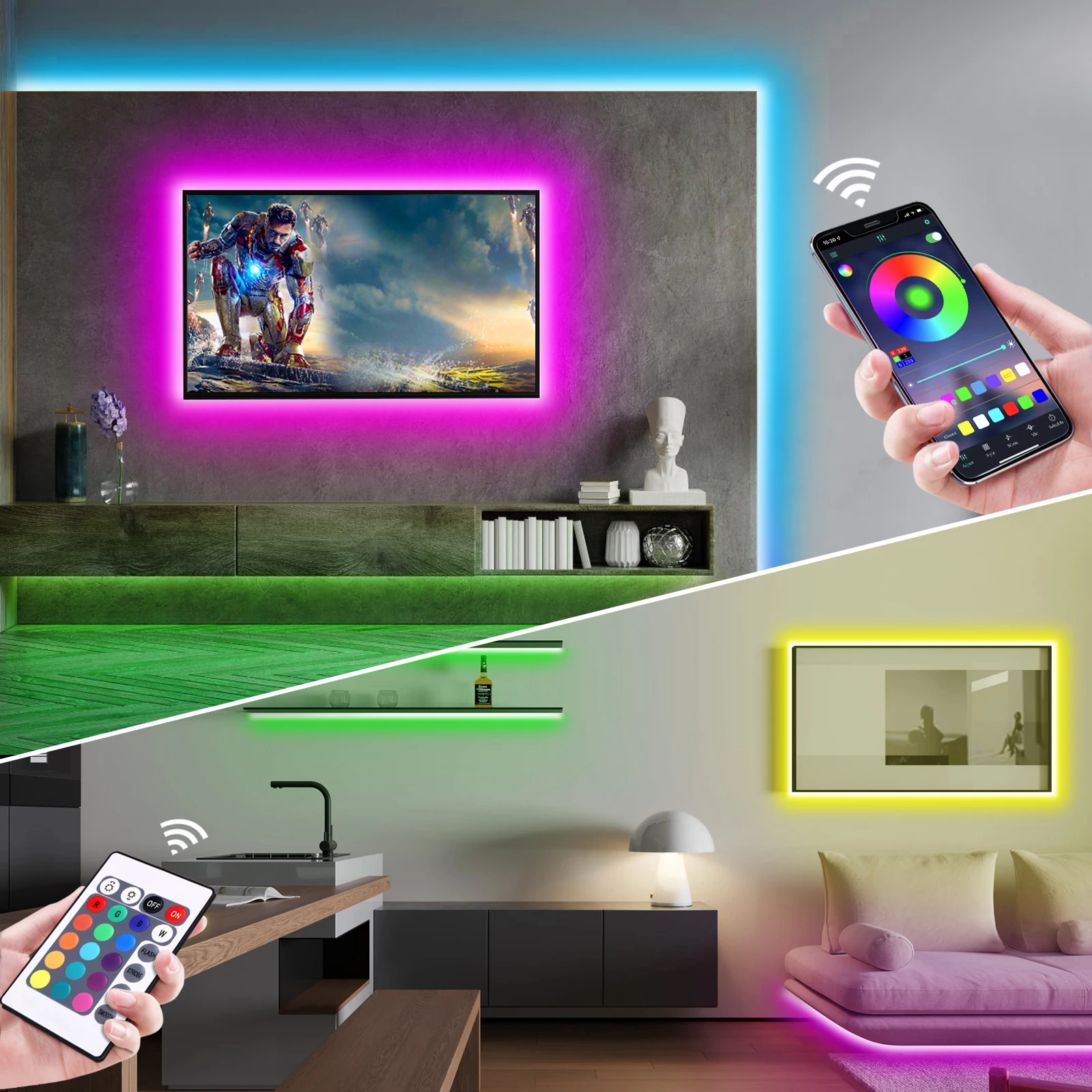 Taśma LED Neon RGB 1-5m, 5V US – Smart Home Room recenzja i cena